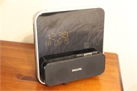 Philips Phone Charging Station with Clock