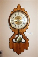 Carved Battery Operated Wall Clock