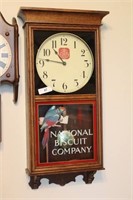 Vintage Inter Seal Wall Clock with National