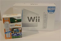 Wii Sports Console & Wii Play Game with
