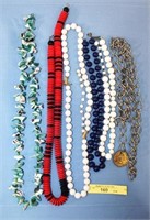 Seven Costume Jewelry Necklaces