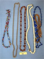 Five Costume Jewelry Necklaces