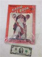 Antique/Vtg 1928 Radio Call Book Magazine