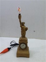 Vtg Statue of Liberty Clock by The Lux Clock Mfg C