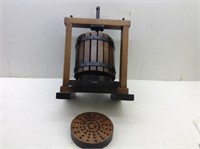 Vtg Wine Press in Nice Shape