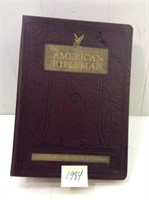 American Rifleman 1984 Full Year in Leather Binder