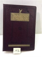 American Rifleman 1976 Full Year in Leather Binder