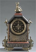 French Japy Freres Chinese design clock.