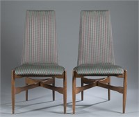 6 Mid -century modern Kodawood mfg. side chairs.