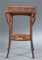 School of Galle / Nancy, Art Nouveau side table.