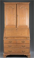 American pine slant front secretary w/makers mark.