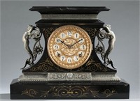 Ansonia Rosalind cast iron mantle clock.