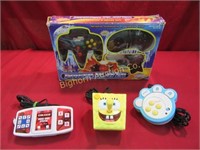 TV Video Games; Sponge Bob, Barbie, Colleco