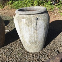 Large Textured Urn with Handles