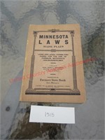 1915 Minnesota Laws for Farmers & Businessman