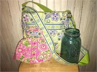 Vera Bradley cosmetic bag & purse