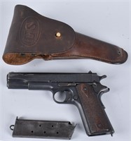 COLT 1911 / 1918 .45 PISTOL with HOLSTER ARMY