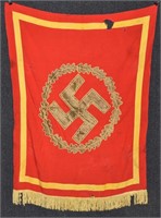 WW2 GERMAN REICH CHANCELLERY PODIUM FLAG