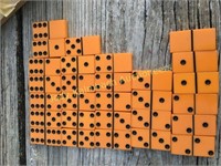 Set of vintage Bakelite dominos