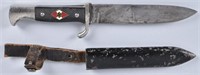 WW2 HITLER YOUTH DAGGER and SHEATH