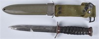 WW2 USM3 IMPERIAL FIGHTING KNIFE & SHEATH