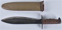 WW1 M1917 PLUMB BOLO KNIFE and METAL SCABBARD