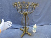 vintage black wire plant stand (spanish inspired)