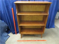 maple bookcase on legs - 30in wide