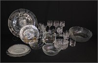 Crystal & Pressed Glass Platters & Bowls