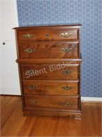 St. Bathelemy, Solid Birch High Boy Dresser