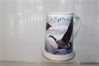 The Canada Goose Porcelain Tankard by Ken Micheals