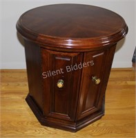 Strathroy, Cherry Tone Octagon End / Side Table