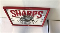 Miller Sharps non-alcoholic – bar mirror 17" x