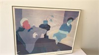 Framed poster of Milton Avery's 1945 "Husband and