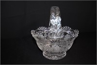 Anna Hutte Bleikristall Frosted Crystal Basket