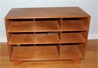 Wood Sectional Shoe Caddy