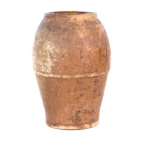 Chinese terracotta brownware wine jar