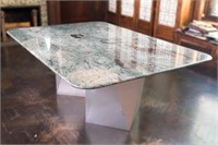 Contemporary marble dining table