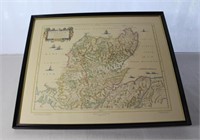 Scotland Geographical Reprint Map of  1662