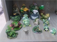Lot of Frog Decor