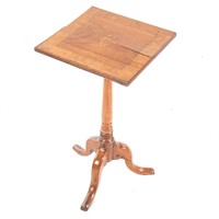 Federal inlaid cherry candlestand