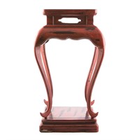 Japanese red lacquered plant stand