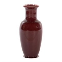Sang-de-boeuf porcelain vase
