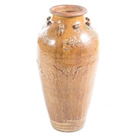 Chinese glazed terracotta wine jar