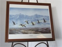 Michael Bargelski Signed Print "Mountian Flight"