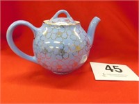 Hall cadet blue French Flower teapot
