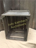 Weathered Wooden potato Crate