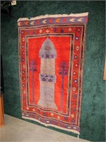 4'x 6'4" Prayer rug