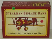 Spec Cast New Holland Stearman Biplane Bank