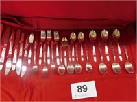 Set of stainless flatware bought from a Jewel Tea